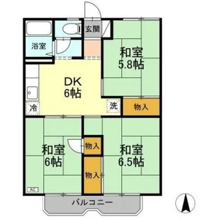 パレーシャル小原【2階】の間取り