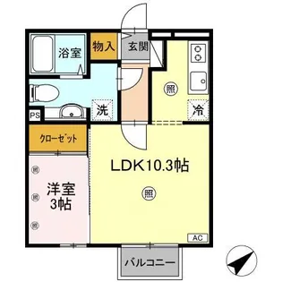 ファーストヒルズ【2階】の間取り