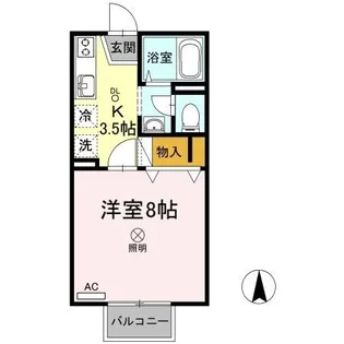 メゾンたちばな C棟【2階】の間取り