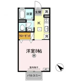 セジュール由城【1階】の間取り