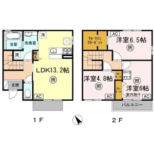 ハイマート【1階】の間取り