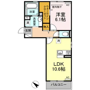 サンハートピア【3階】の間取り