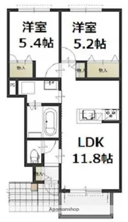 リベルテ【1階】の間取り