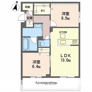 アイビー倉敷 C棟【1階】の間取り