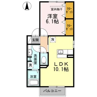 メゾン・グラシア【2階】の間取り
