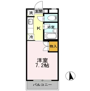 スイートピアFUJI B棟【3階】の間取り