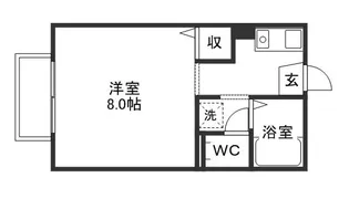 マ・メゾン津島福居【103号室】の間取り