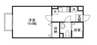 ガーデンパレス【1階】の間取り