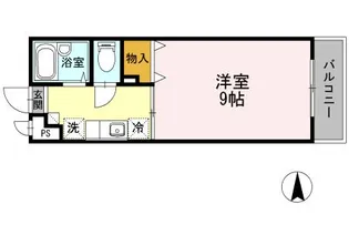 森ビル【3階】の間取り