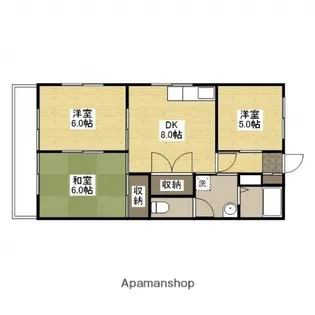 ソフィアコート古江西町【4階】の間取り