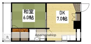 ニューフロンティアオカモト【5014号室】の間取り