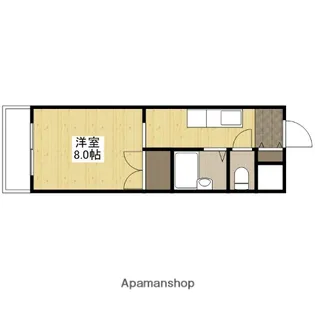 コーポヤマガタ【3階】の間取り