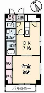 クレシェンド16【4階】の間取り