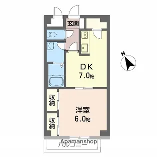 クレシェンド16【2階】の間取り