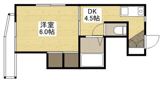 コーポ西原【4階】の間取り