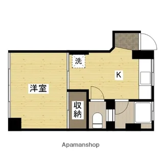 寺岡ビル【403号室】の間取り