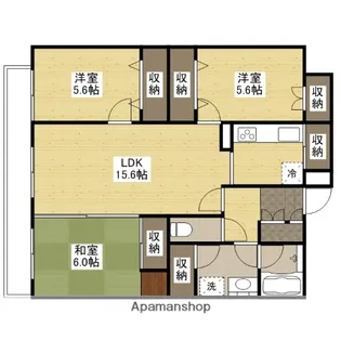 トレゾア西原【3階】の間取り