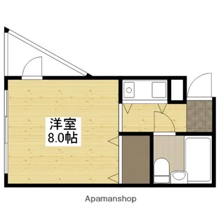 キューブ井口台【2階】の間取り