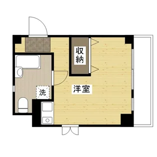 フローラル三篠【3階】の間取り