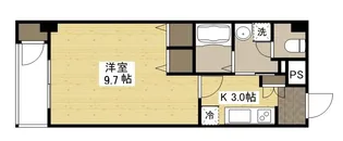パラソーレ大手町【3階】の間取り