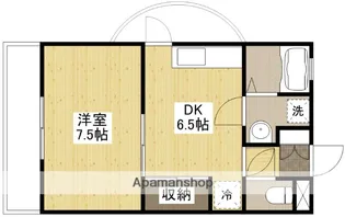 青木ビル【403号室】の間取り