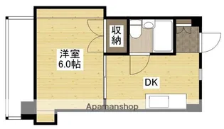 倉本第一ビル【5階】の間取り