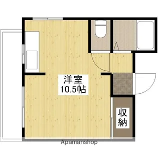 Kフロントビル【4階】の間取り