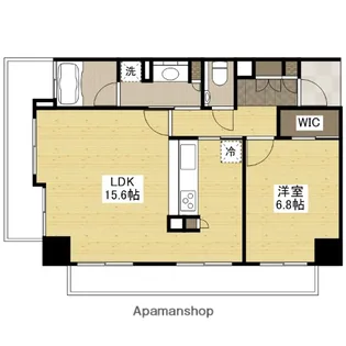 広島ガーデンシティ白島城北イーストタワー【11階】の間取り