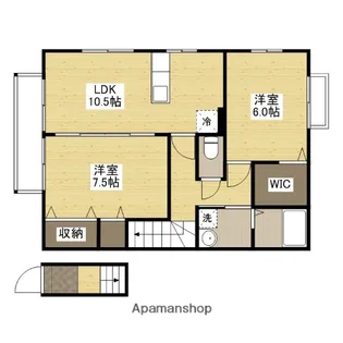 ビューテラス【2階】の間取り