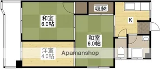 亀谷ビル【4階】の間取り