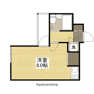 アーバン三篠【7階】の間取り