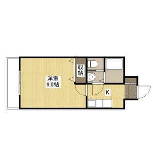 エリーな横川【5階】の間取り