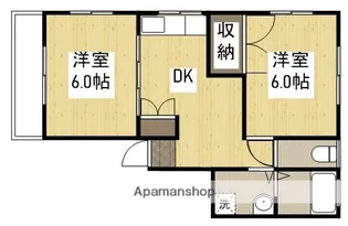 デュ ソレイユタツノ【1階】の間取り