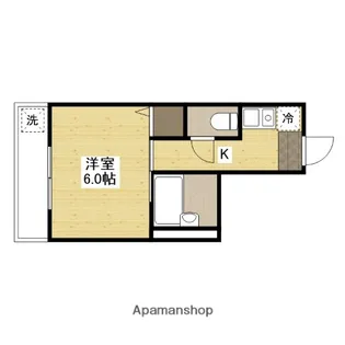 天一ビル【3階】の間取り