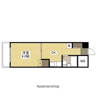 第2原本ビル【8階】の間取り