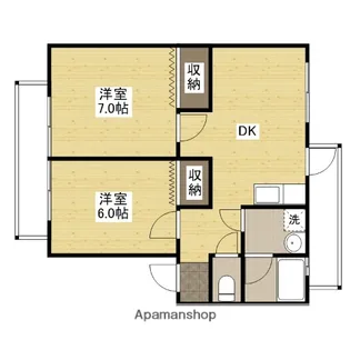 アポイントビル戸坂【4階】の間取り