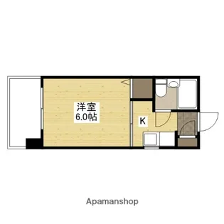 コーポ中広【4階】の間取り