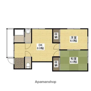 山城アパート【2階】の間取り