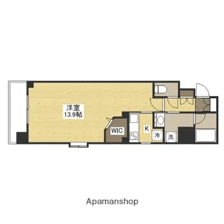 ウェスティン鉄炮町【3階】の間取り