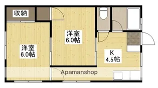 石田ビル【4階】の間取り