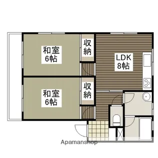 第二高橋ビル(草津南1丁目)【2階】の間取り