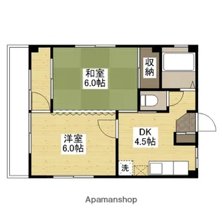 亀田ビル【3階】の間取り