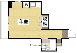 シャトレ天神【3階】の間取り