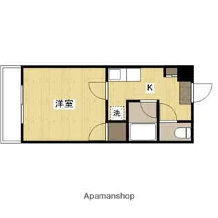 はくしま東ビル【5階】の間取り