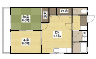 セジュールNAKAMURA【2階】の間取り