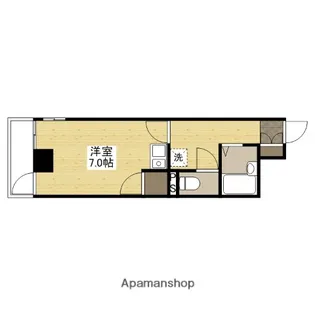 第2浜本ビル【203号室】の間取り