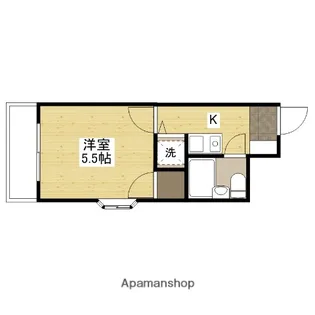 キャステール西川口【6階】の間取り