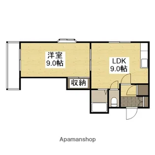 コーポ西翠【5階】の間取り