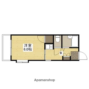 芦屋ビレッジ【401号室】の間取り