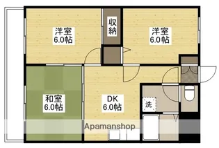 コーポ伊藤【3階】の間取り